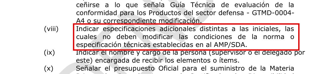 Lo único que la entidad puede indicar: cláusula 6.39 (viii)