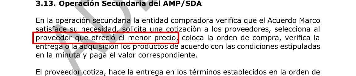 En la compra gana el menor precio
